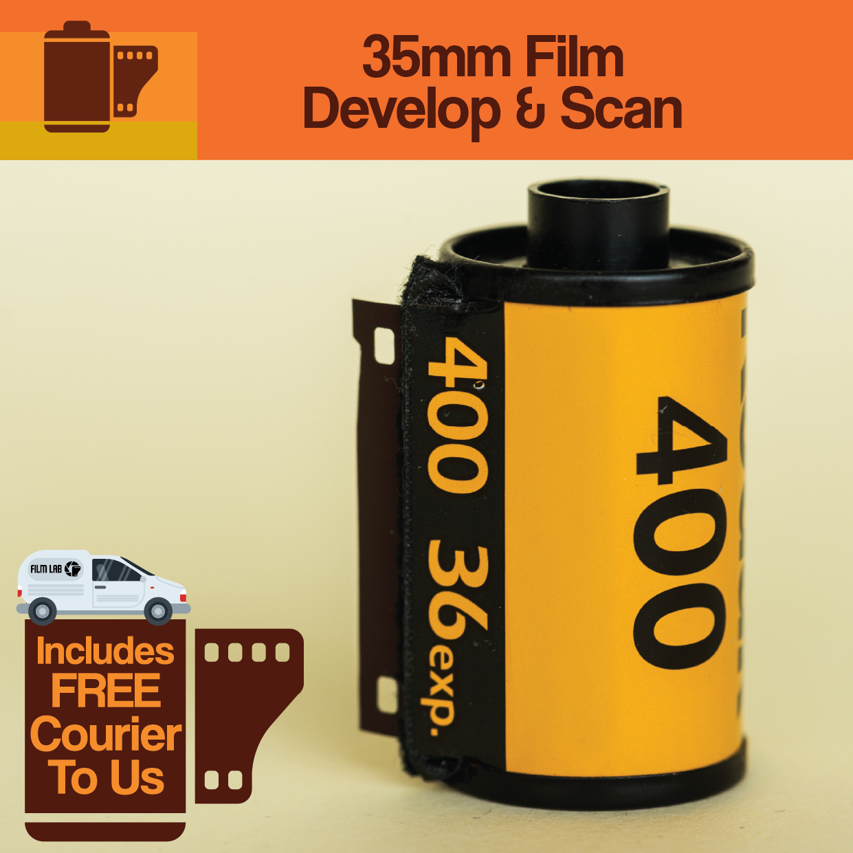 35mm Film Develop Scan – The Film Lab - Main Image